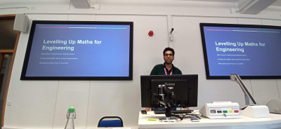 Dr Rehan Shah delivering his talk