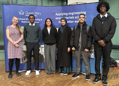 MEng student prize winners receiving their awards