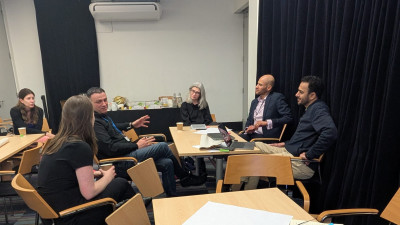 click/tap to enlarge this image... Dr Werth and Dr Coso Strong engaging participants in the workshop