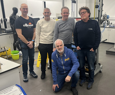The team who developed and installed the new equipment
