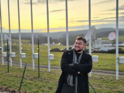 Andreas at the ESA centre