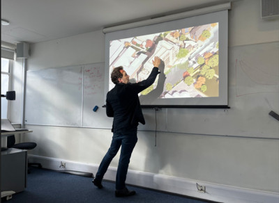 James Taylor delivering the seminar